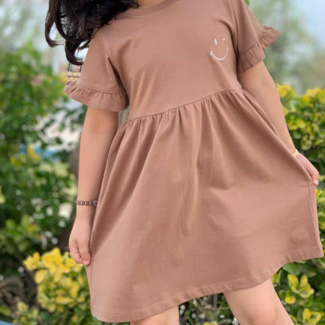 سارافون دخترانه طرح لبخند :)
