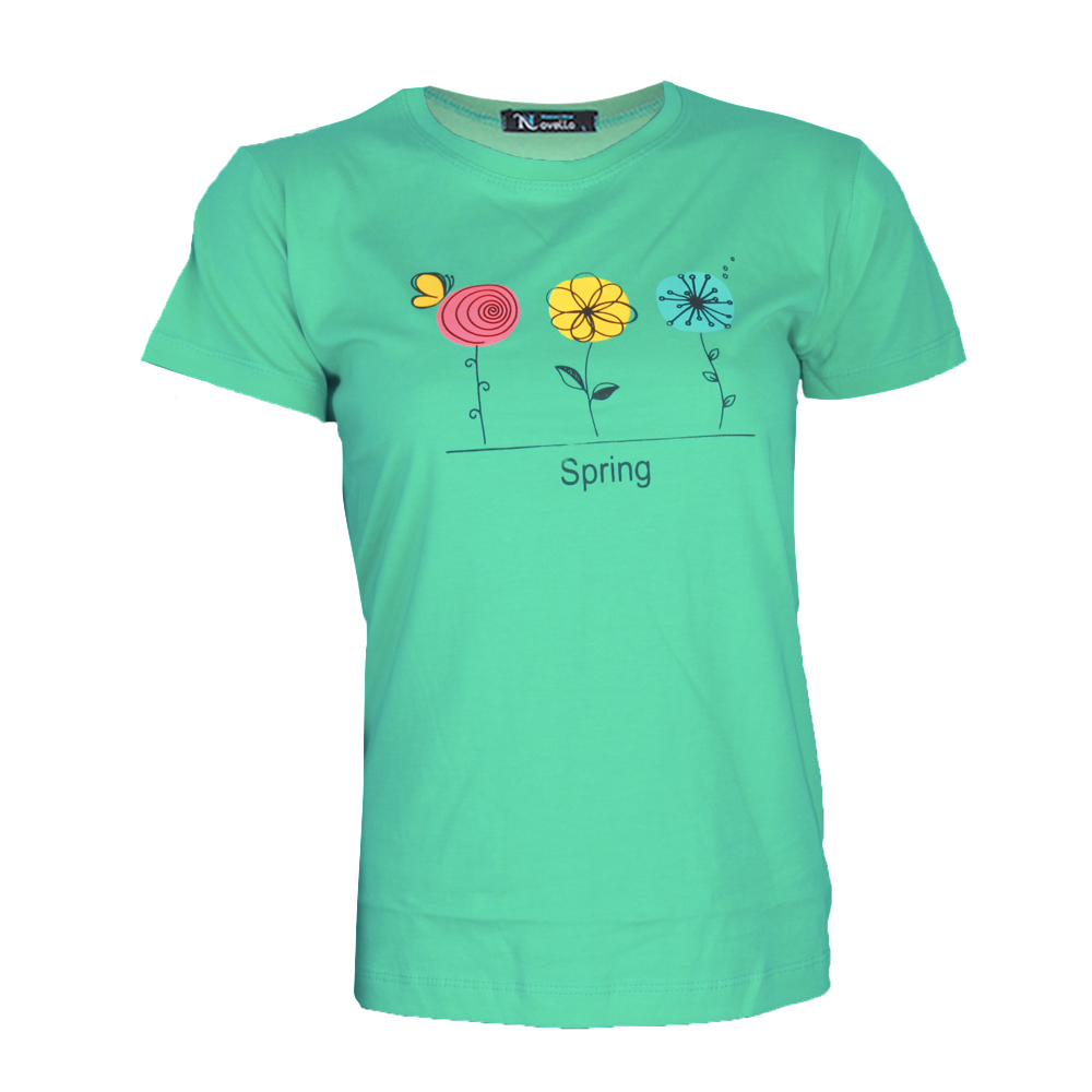 تیشرت سوپر پنبه novella چاپی spring