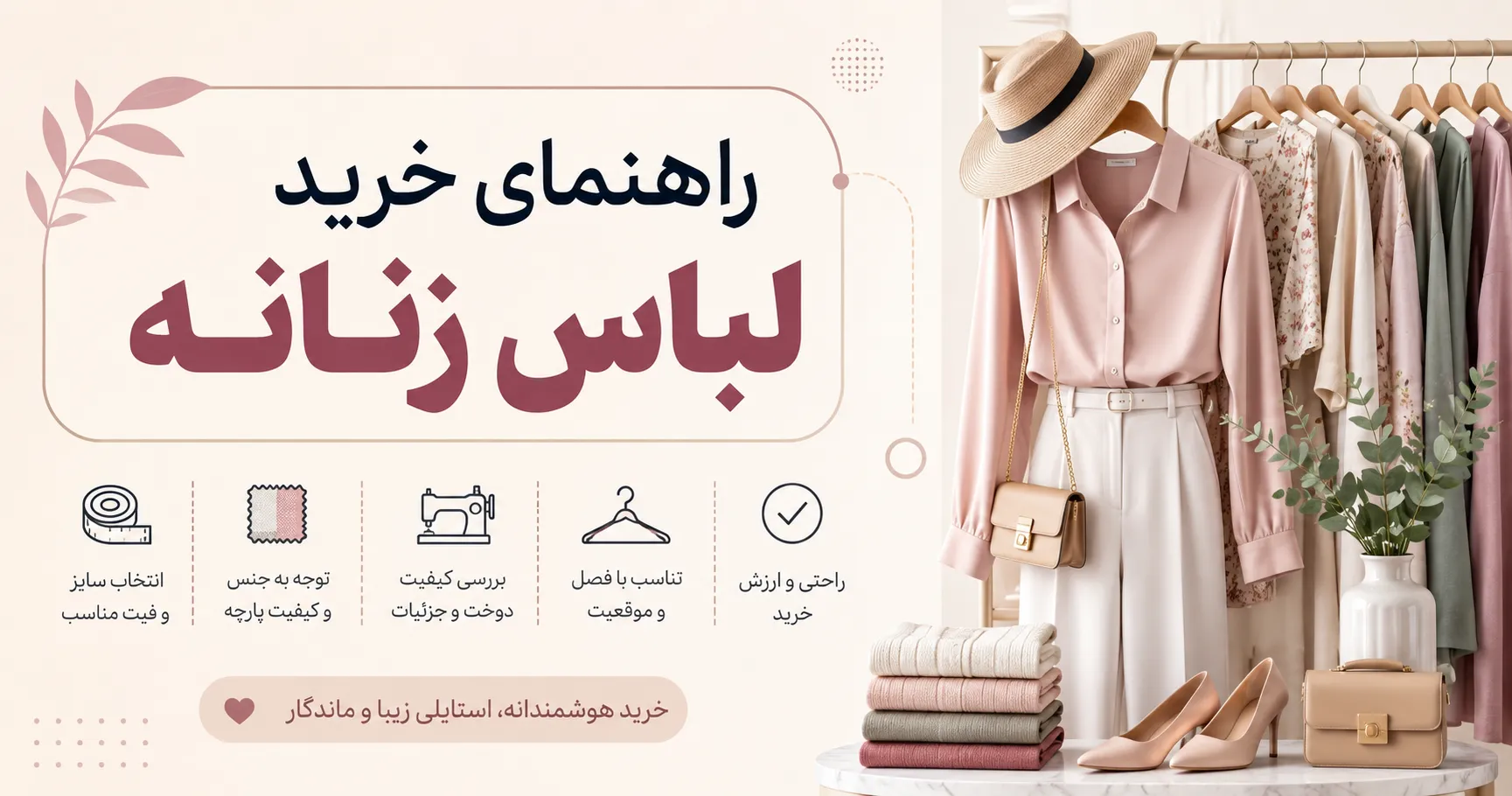 راهنمای خرید لباس زنانه؛ سایز، جنس و استایل | بانک لباس